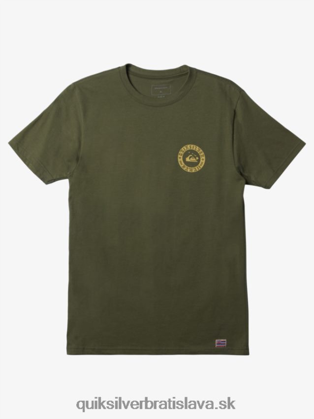 tričko hawaii wall of water Quiksilver muži B80HXR277 štvorlístok
