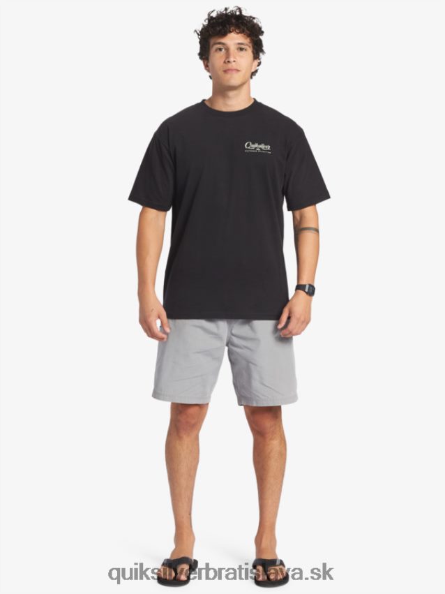 tričko pod vodákom Quiksilver muži B80HXR53 čierna