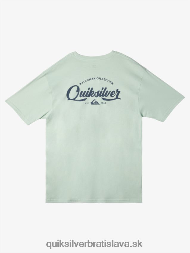 tričko pod vodákom Quiksilver muži B80HXR55 jemná zelená