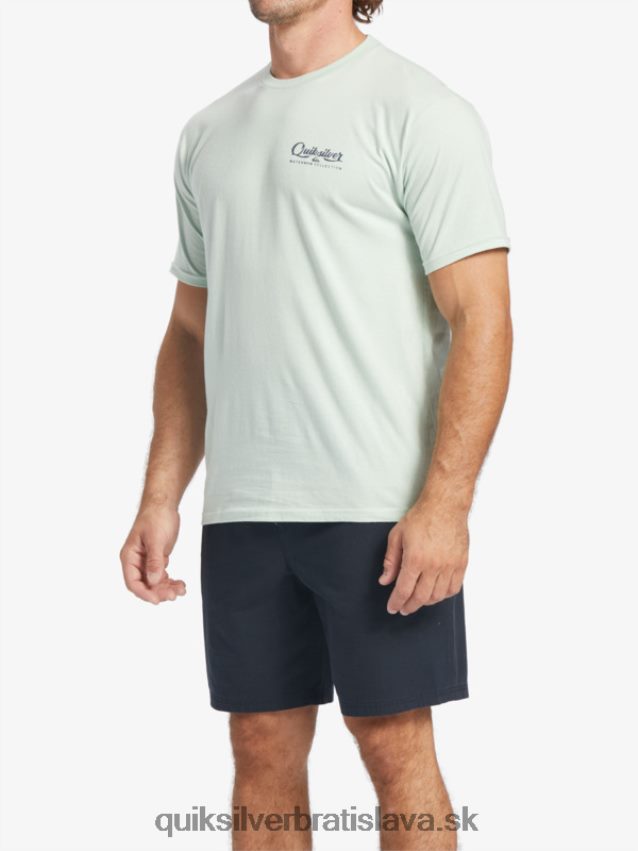 tričko pod vodákom Quiksilver muži B80HXR55 jemná zelená