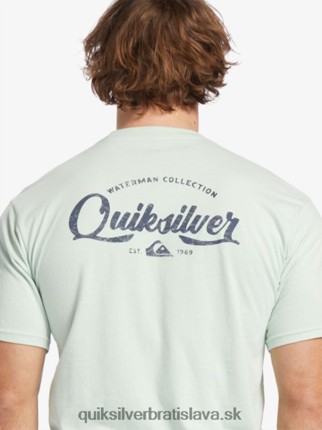 tričko pod vodákom Quiksilver muži B80HXR55 jemná zelená