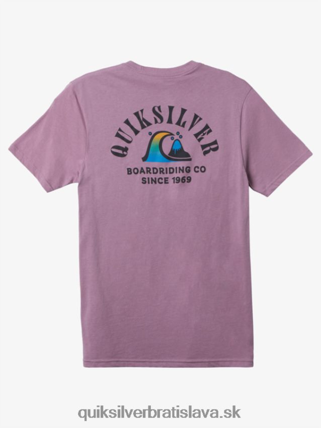 tričko river bend Quiksilver muži B80HXR1516 zaprášená orchidea