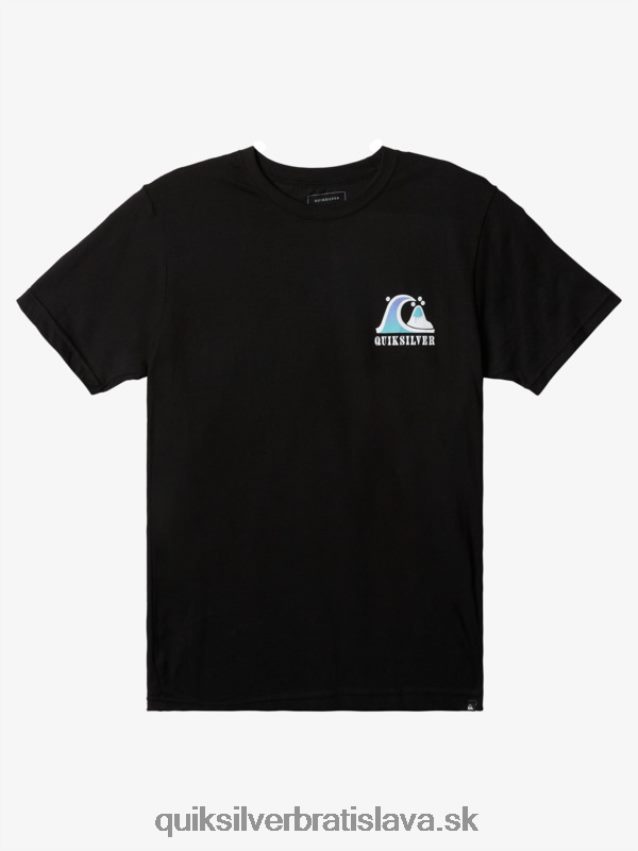 tričko river bend Quiksilver muži B80HXR1517 čierna