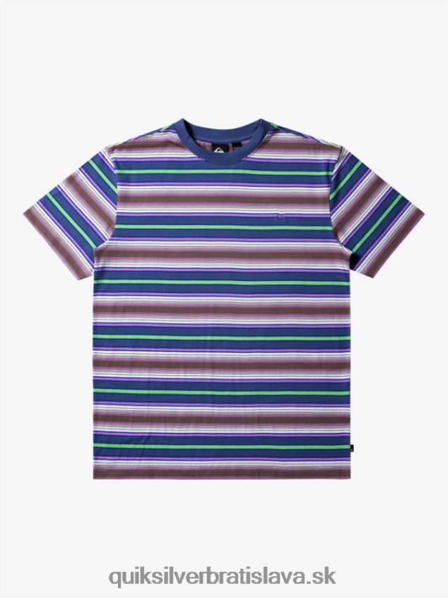 tričko s gélovými prúžkami Quiksilver muži B80HXR632 Geller Bering prúžok