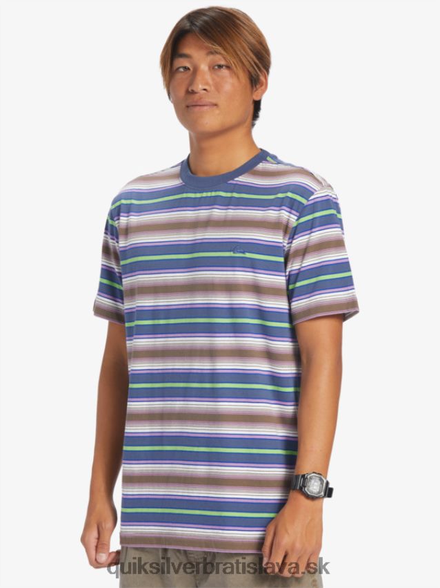 tričko s gélovými prúžkami Quiksilver muži B80HXR632 Geller Bering prúžok