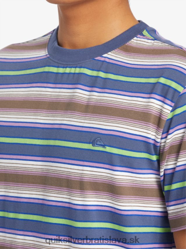 tričko s gélovými prúžkami Quiksilver muži B80HXR632 Geller Bering prúžok