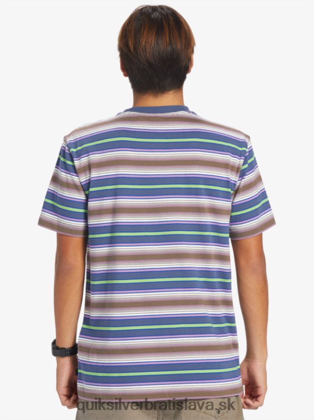 tričko s gélovými prúžkami Quiksilver muži B80HXR632 Geller Bering prúžok