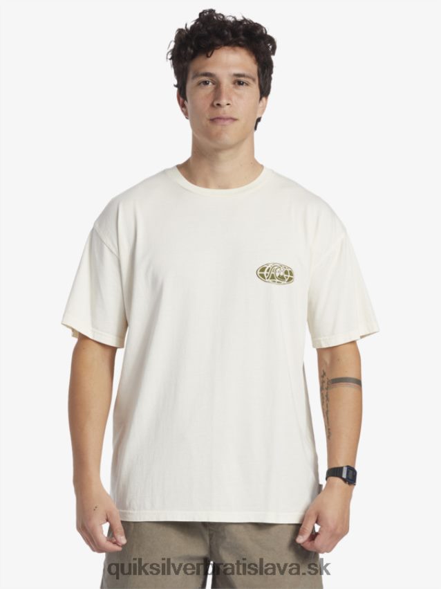 tričko s jasnou mysľou Quiksilver muži B80HXR741 breza