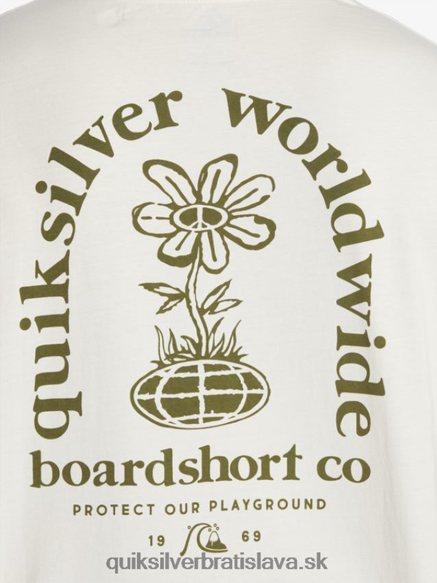 tričko s jasnou mysľou Quiksilver muži B80HXR741 breza