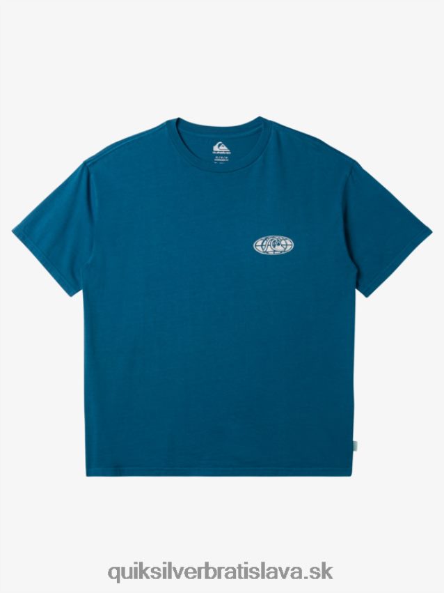 tričko s jasnou mysľou Quiksilver muži B80HXR742 marocká modrá