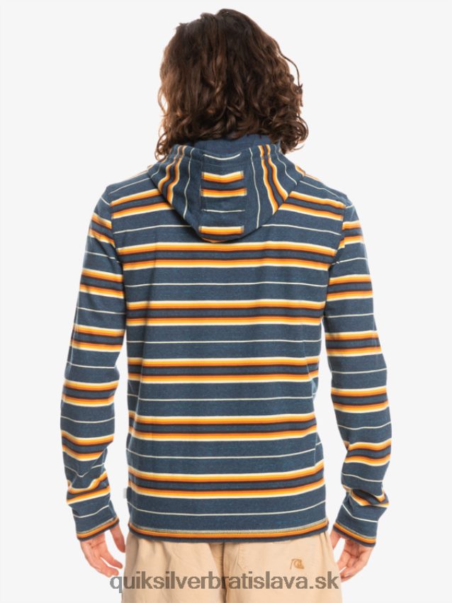 tričko s kapucňou a dlhým rukávom poslednej šance Quiksilver muži B80HXR1862 insígnie pruh poslednej šance