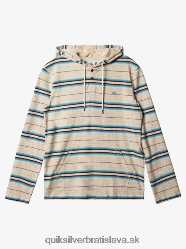 tričko s kapucňou a dlhým rukávom poslednej šance Quiksilver muži B80HXR1863 breza posledná šanca