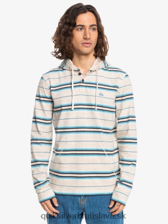 tričko s kapucňou a dlhým rukávom poslednej šance Quiksilver muži B80HXR1863 breza posledná šanca