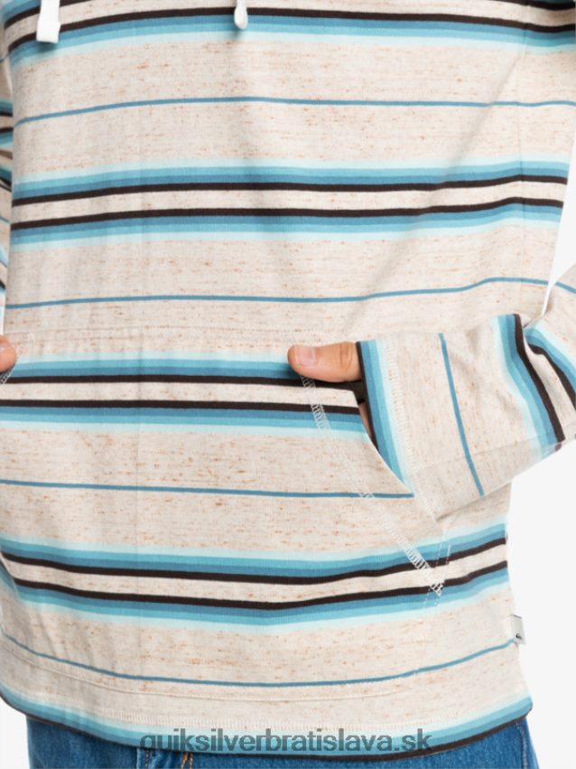tričko s kapucňou a dlhým rukávom poslednej šance Quiksilver muži B80HXR1863 breza posledná šanca