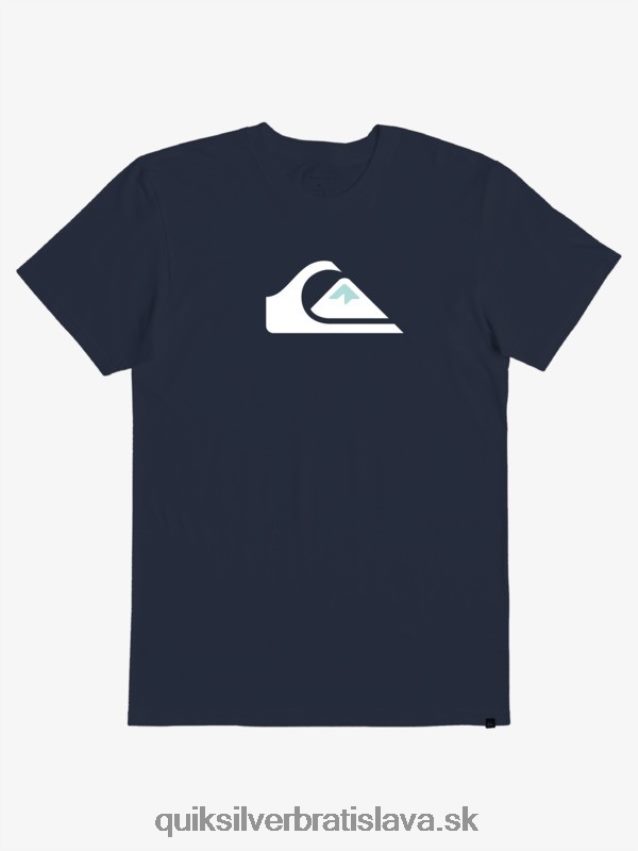 tričko s logom comp Quiksilver muži B80HXR1382 námornícke sako