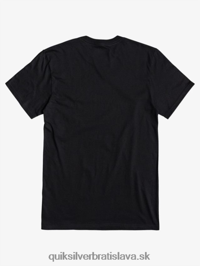 tričko s logom comp Quiksilver muži B80HXR1383 čierna