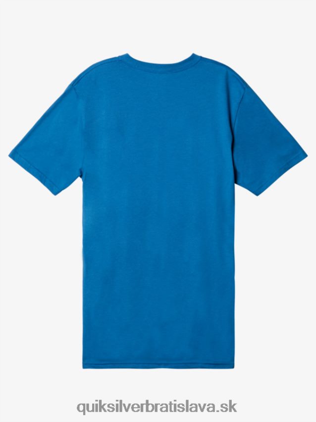 tričko s logom comp Quiksilver muži B80HXR1385 modrá vallarta