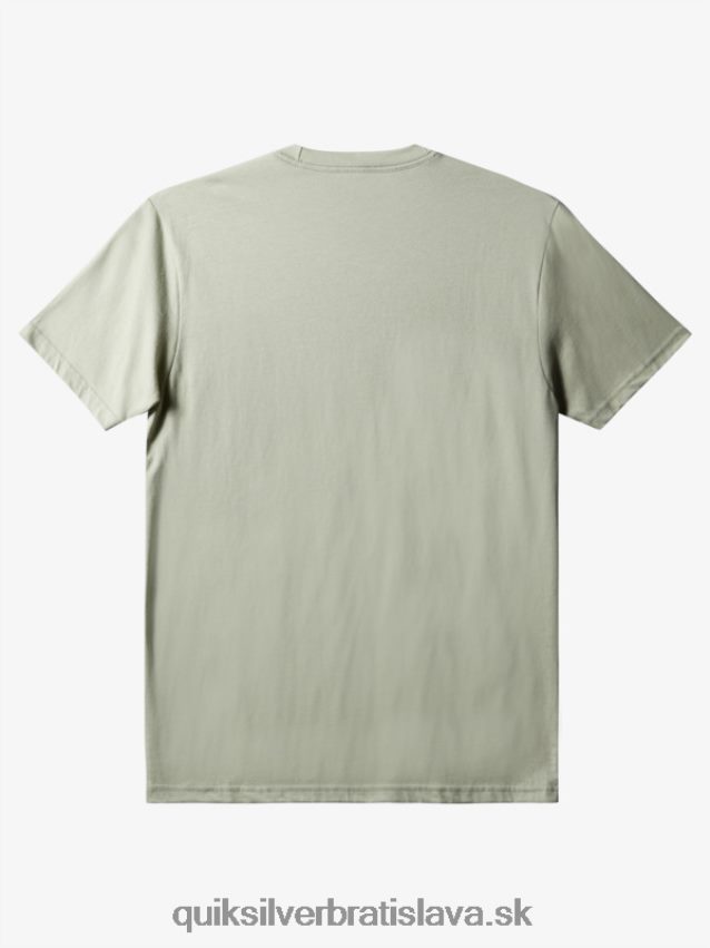 tričko s logom comp Quiksilver muži B80HXR1387 púštna šalvia