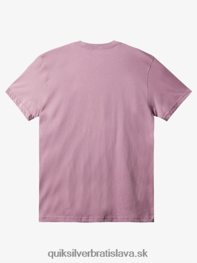 tričko s logom comp Quiksilver muži B80HXR1388 zaprášená orchidea