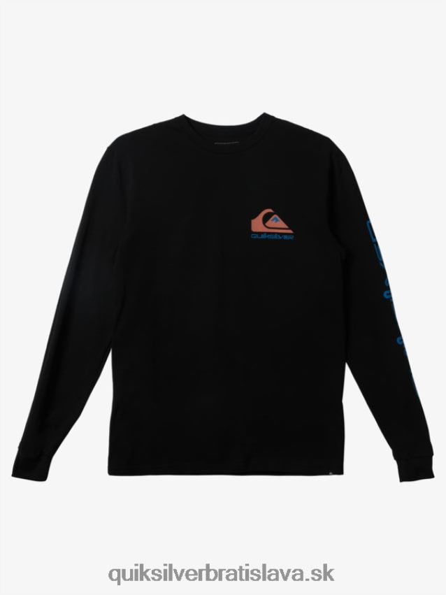 tričko s omni logom Quiksilver muži B80HXR296 čierna