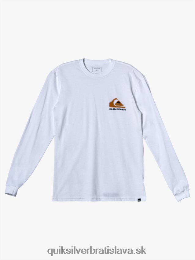 tričko s omni logom Quiksilver muži B80HXR299 biely