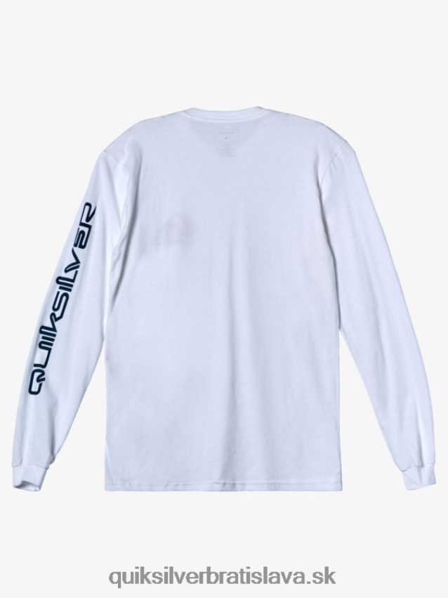tričko s omni logom Quiksilver muži B80HXR299 biely