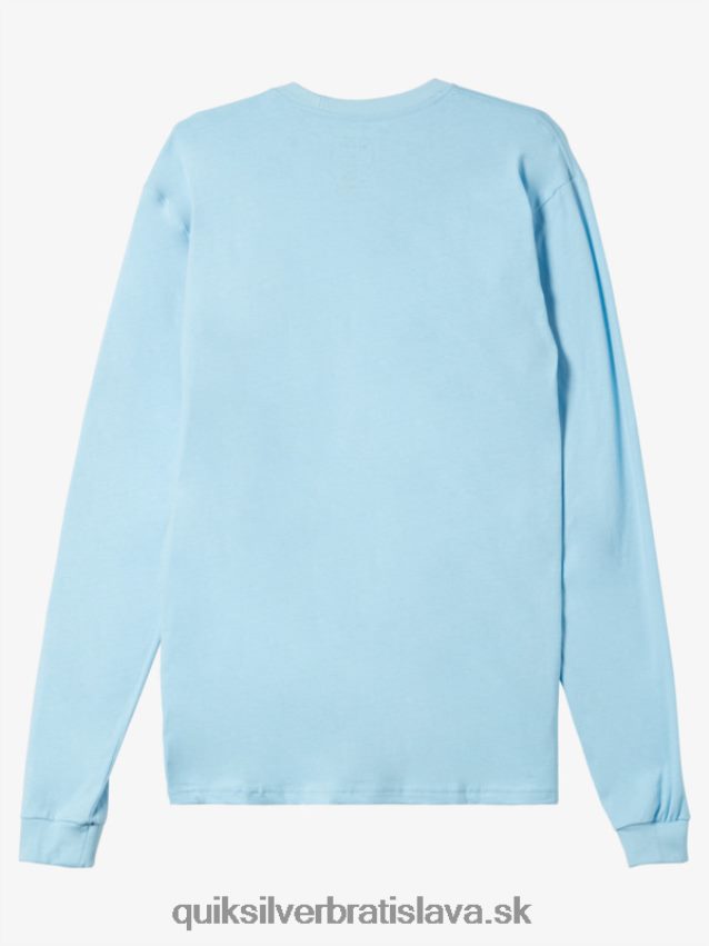 tričko s omni logom Quiksilver muži B80HXR300 modrá obloha