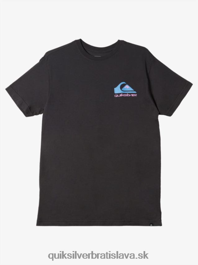 tričko s omni logom Quiksilver muži B80HXR984 čierna