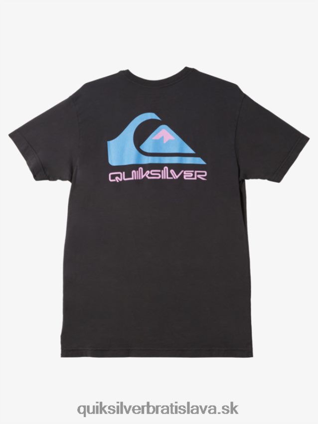 tričko s omni logom Quiksilver muži B80HXR984 čierna