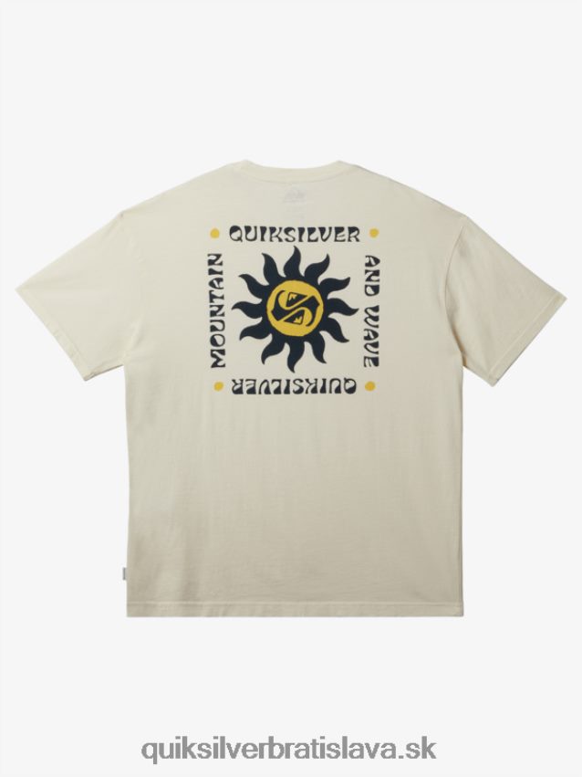 tričko s rituálmi západu slnka Quiksilver muži B80HXR391 breza