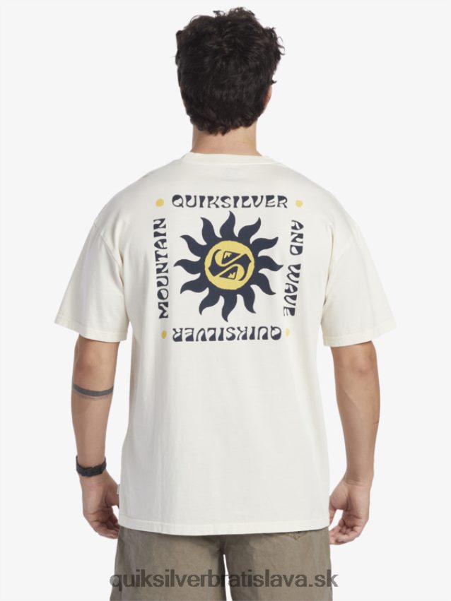 tričko s rituálmi západu slnka Quiksilver muži B80HXR391 breza