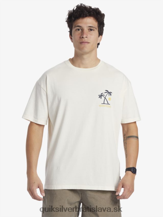 tričko s rituálmi západu slnka Quiksilver muži B80HXR391 breza