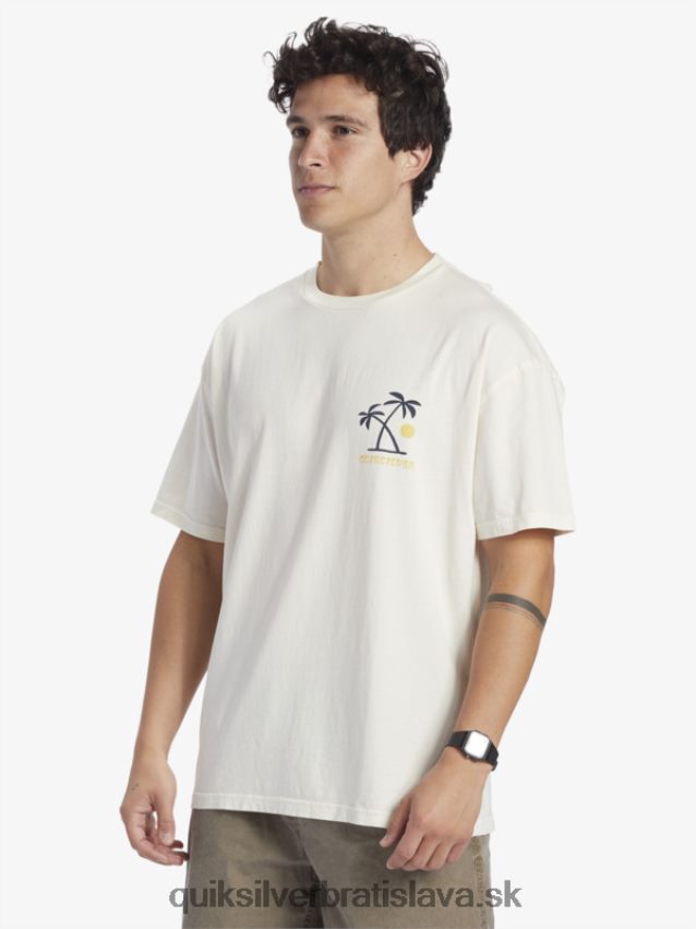 tričko s rituálmi západu slnka Quiksilver muži B80HXR391 breza