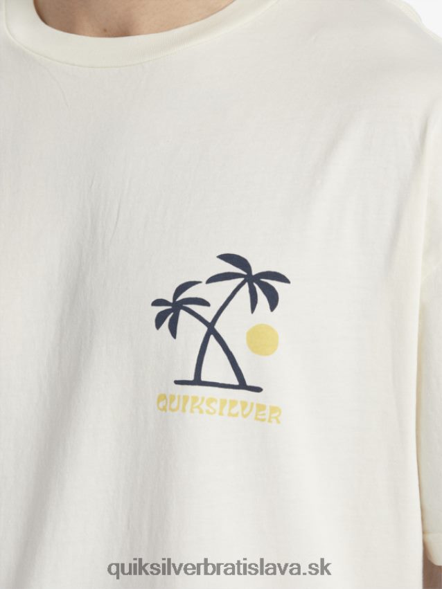 tričko s rituálmi západu slnka Quiksilver muži B80HXR391 breza
