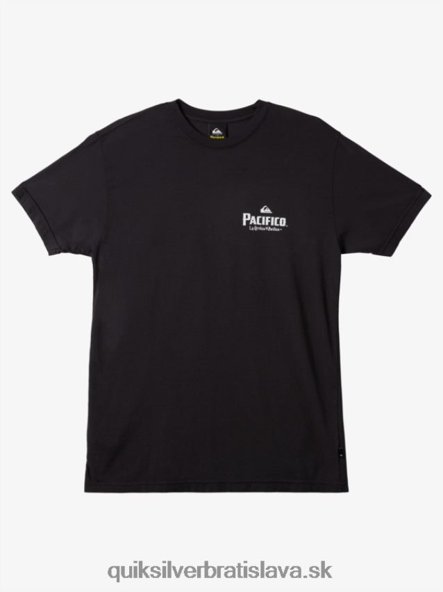 tričko so scénickými vibráciami Quiksilver x Pacifico muži B80HXR10 asfaltka