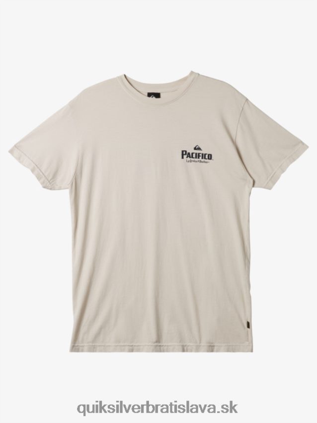 tričko so scénickými vibráciami Quiksilver x Pacifico muži B80HXR9 kameň