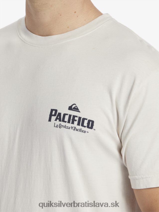 tričko so scénickými vibráciami Quiksilver x Pacifico muži B80HXR9 kameň