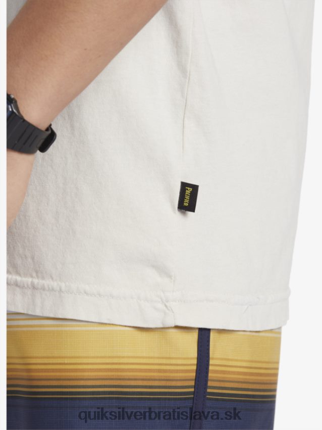 tričko so scénickými vibráciami Quiksilver x Pacifico muži B80HXR9 kameň