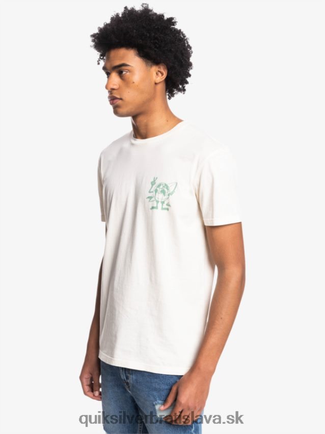 tričko so skrytou správou Quiksilver muži B80HXR1762 breza