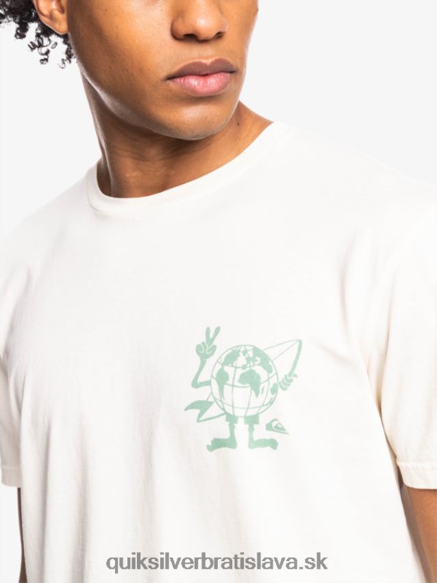 tričko so skrytou správou Quiksilver muži B80HXR1762 breza