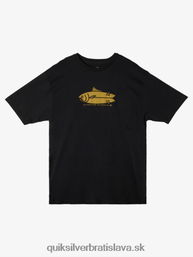 tričko vodník fish tales Quiksilver muži B80HXR58 čierna