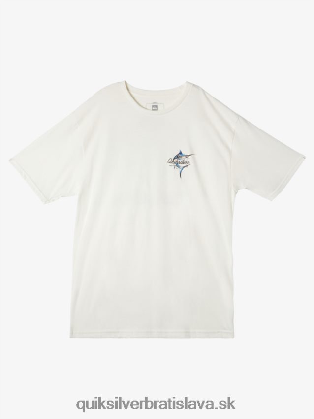 tričko vodník krása na mori Quiksilver muži B80HXR50 snehovo biely