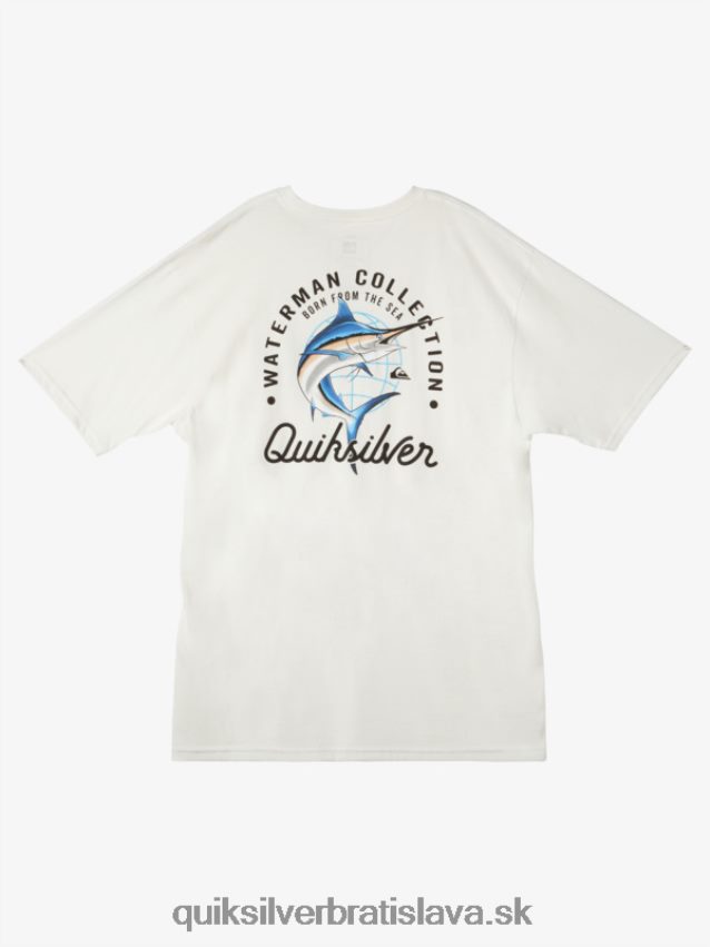 tričko vodník krása na mori Quiksilver muži B80HXR50 snehovo biely