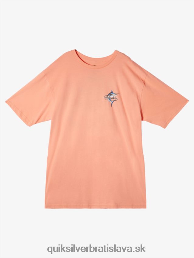 tričko vodník krása na mori Quiksilver muži B80HXR52 broskyňová ružová