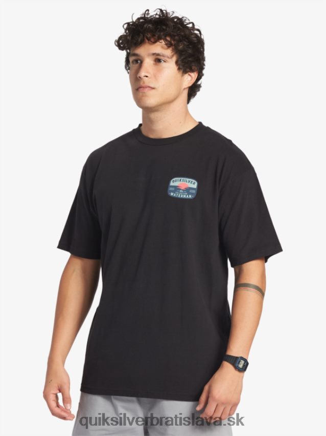 tričko vodník s lávovou lampou Quiksilver muži B80HXR553 čierna