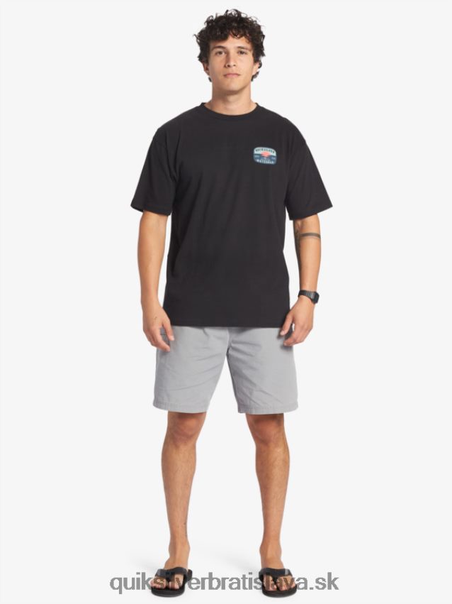 tričko vodník s lávovou lampou Quiksilver muži B80HXR553 čierna