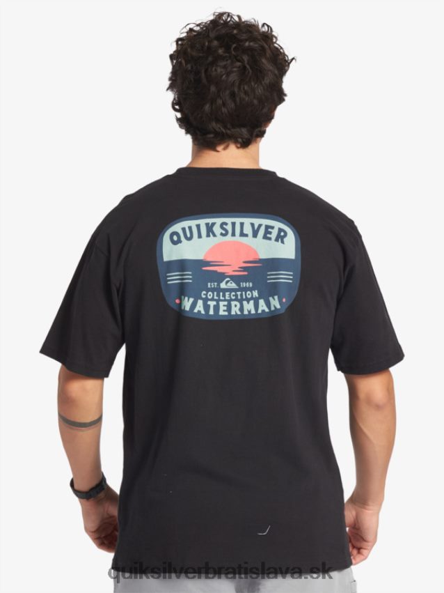 tričko vodník s lávovou lampou Quiksilver muži B80HXR553 čierna