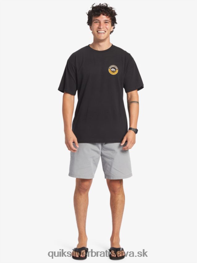 tričko vodník s morským žralokom Quiksilver muži B80HXR40 čierna