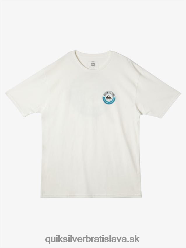 tričko vodník s morským žralokom Quiksilver muži B80HXR41 snehovo biely
