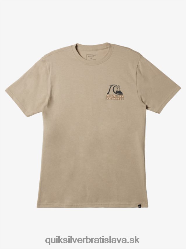 tričko vzostup a lesk Quiksilver muži B80HXR1116 plaza taupe